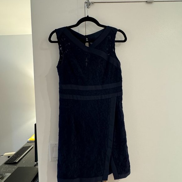 Navy Lace Mini Dress Nanette Lepore - Picture 1 of 2